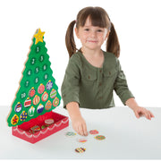 Countdown to Christmas Wooden Seasonal Calendar W3
