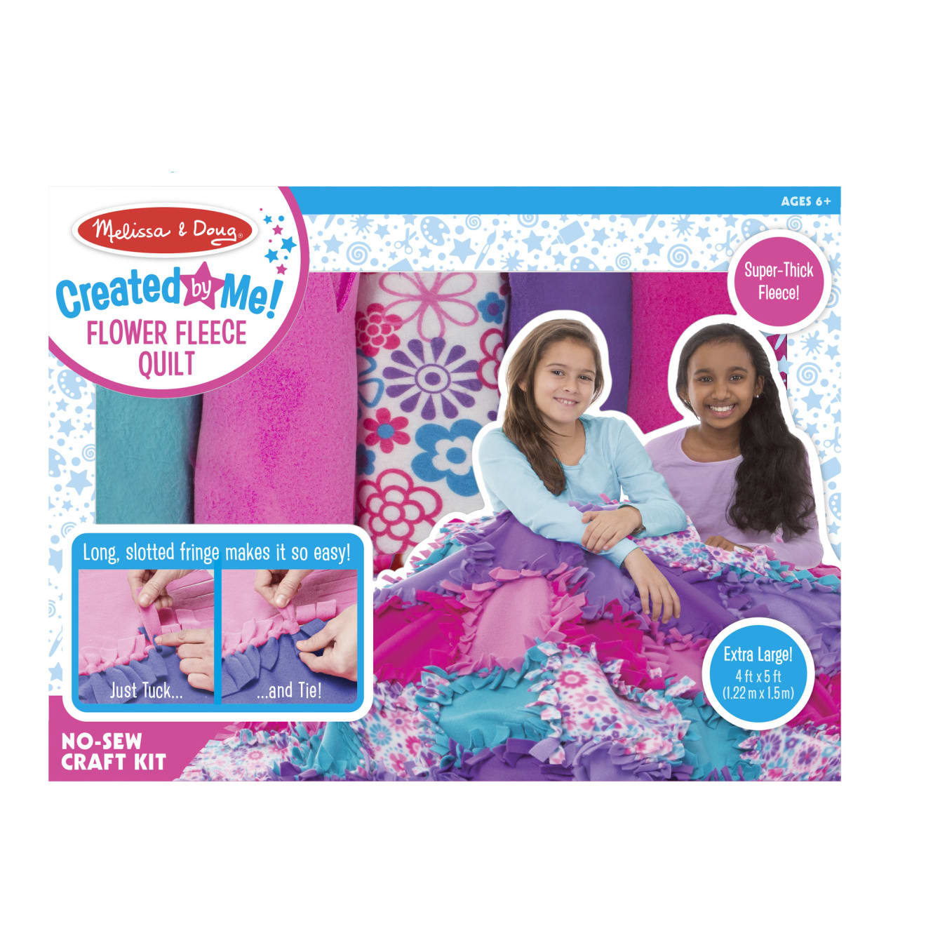 Created by Me! Flower Fleece Quilt A5