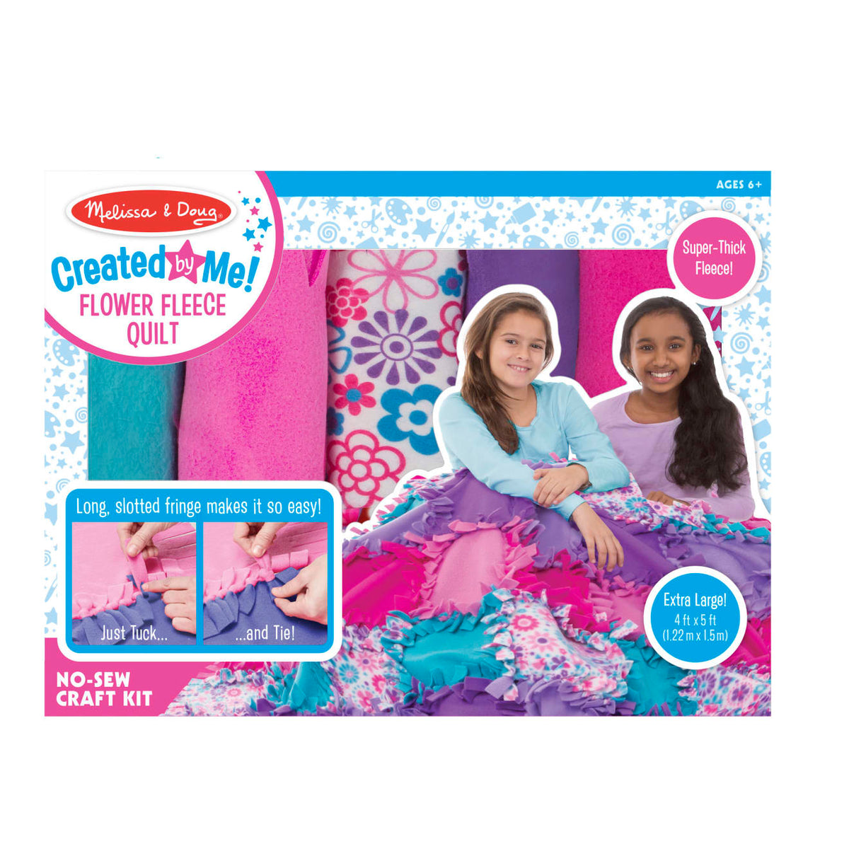Created by Me! Flower Fleece Quilt K6