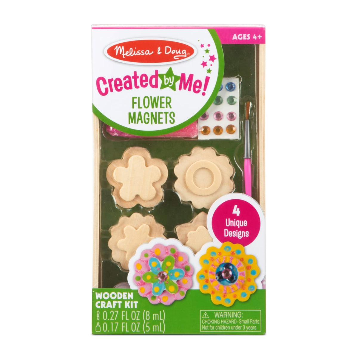 Created by Me! Flower Magnets Wooden Craft Kit G8