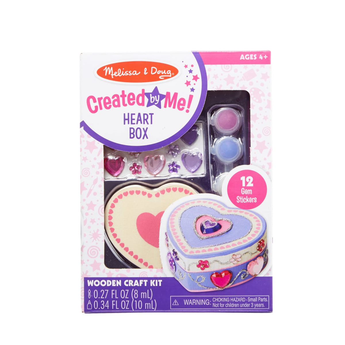 Created by Me! Heart Box Wooden Craft Kit T1