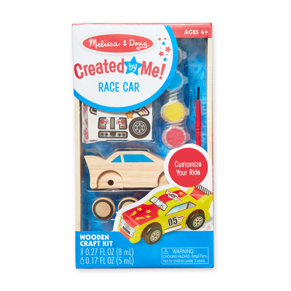 Created by Me! Race Car Wooden Craft Kit X5