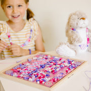 Created by Me! Sparkle & Shimmer Beads Wooden Bead Kit J0