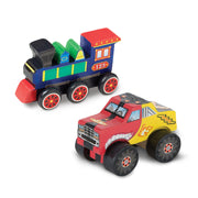Created by Me!™ Vehicles Craft Kit 2-Pack: Monster Truck, Train O4