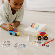 Created By Me!™ Vehicles Craft Kit 2-Pack: Race Car & Monster Truck W9