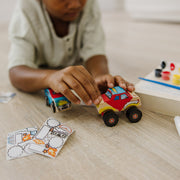 Created By Me!™ Vehicles Craft Kit 2-Pack: Race Car & Monster Truck W9