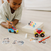 Created By Me!™ Vehicles Craft Kit 2-Pack: Race Car & Monster Truck W9