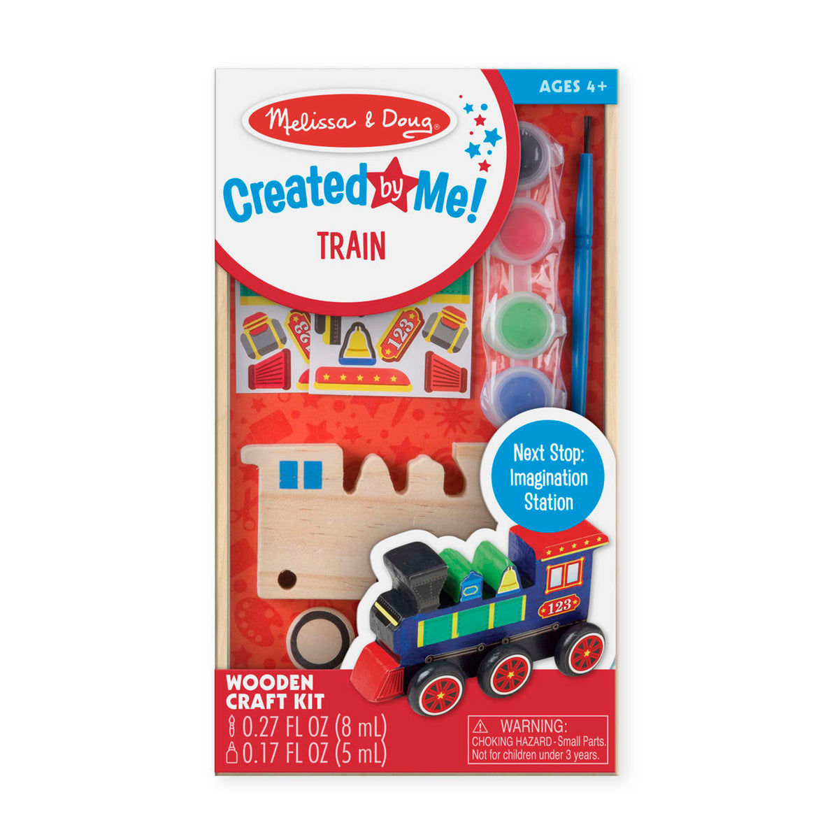 Created by Me! Train Wooden Craft Kit S2
