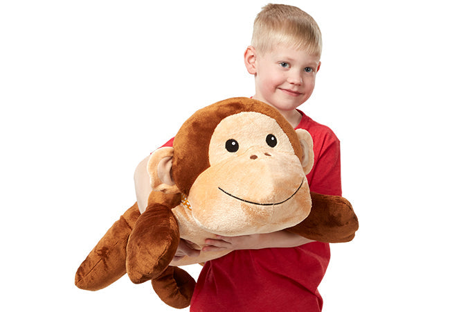 Cuddle Monkey Jumbo Plush Stuffed Animal Q4