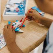 Decorate-Your-Own Wooden Plane B8