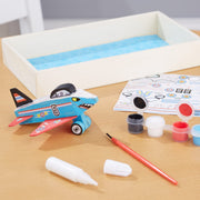 Decorate-Your-Own Wooden Plane B8