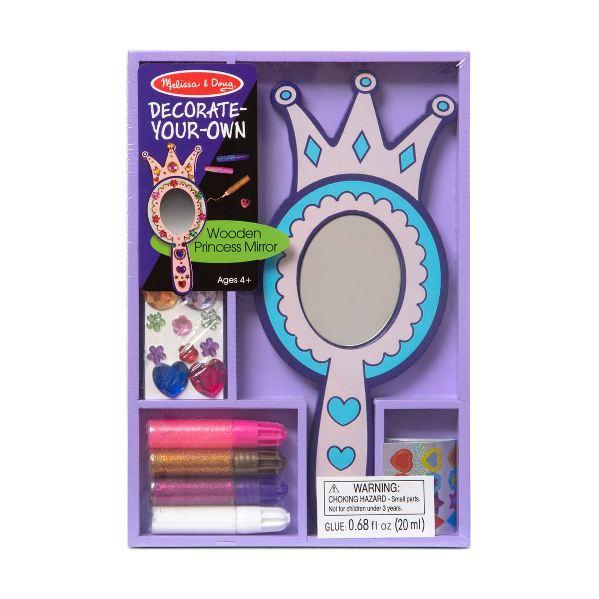 Decorate-Your-Own Wooden Princess Mirror N0