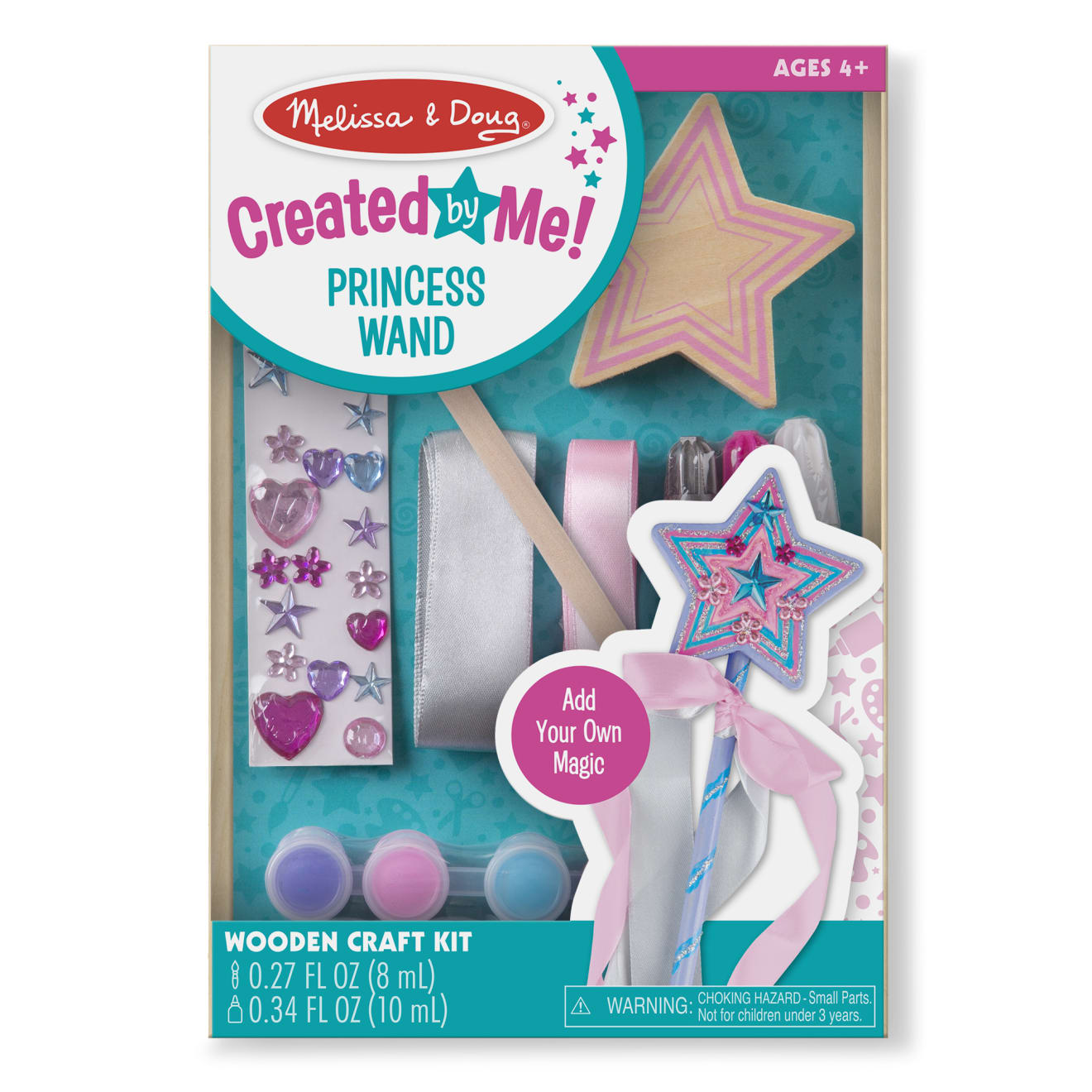 Decorate-Your-Own Wooden Princess Wand K0