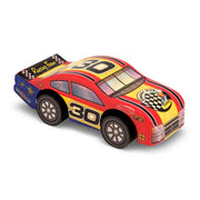Decorate-Your-Own Wooden Race Car Z9