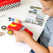Decorate-Your-Own Wooden Race Car Z9