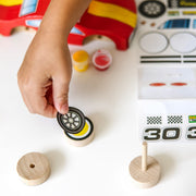 Decorate-Your-Own Wooden Race Car Z9