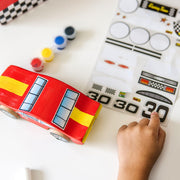 Decorate-Your-Own Wooden Race Car Z9