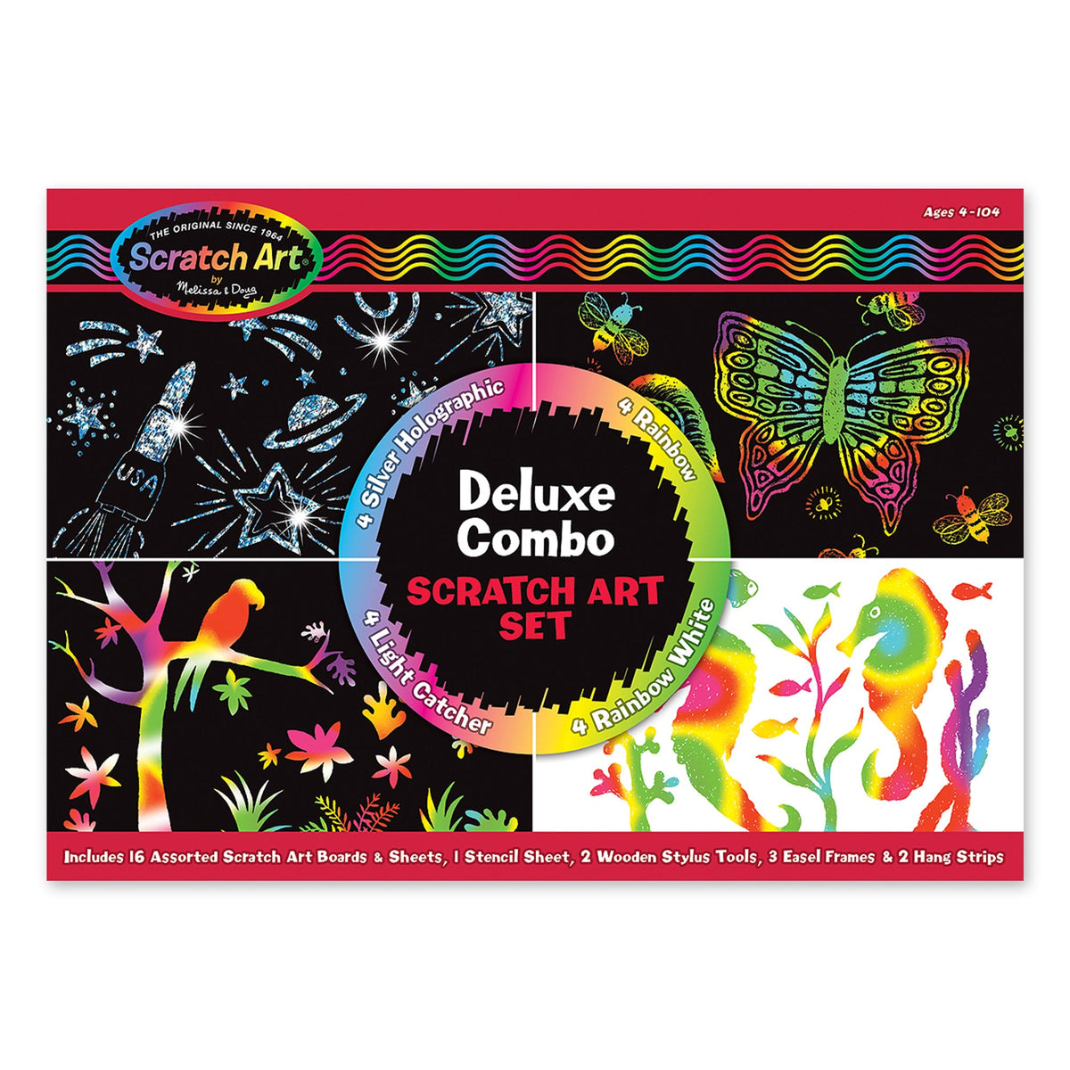 Deluxe Combo Scratch Art Set H3
