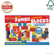 Deluxe Jumbo Cardboard Blocks - 40 Pieces O9