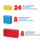 Deluxe Jumbo Cardboard Blocks - 40 Pieces O9