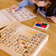 Deluxe Wooden Stamp Set - ABCs 123s V5