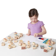 Deluxe Wooden Stamp Set - Animals B8