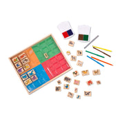 Deluxe Wooden Stamp Set - Animals B8