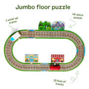 Design Your Own Railroad Floor Puzzle D2