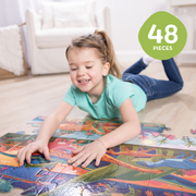 Dinosaur Floor Puzzle - 48 Pieces I9
