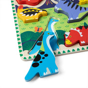 Dinosaurs Chunky Puzzle - 7 Pieces T6