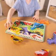 Dinosaurs Chunky Puzzle - 7 Pieces T6