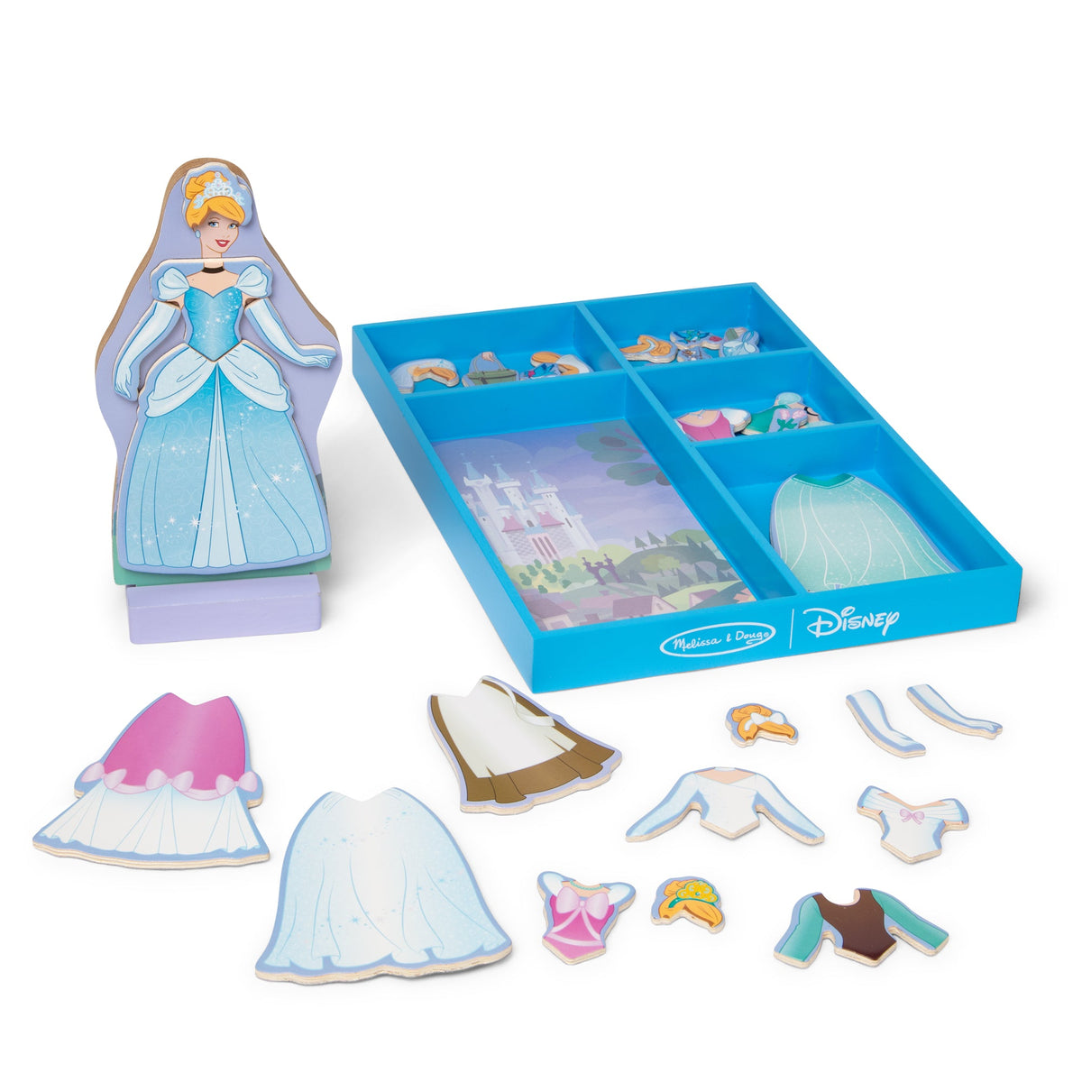 Disney Cinderella Wooden Magnetic Dress-Up F8