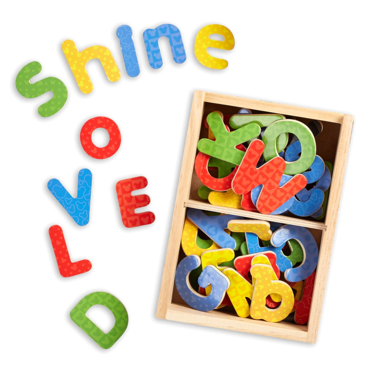 Disney Mickey & Friends Wooden Alphabet Magnets N4