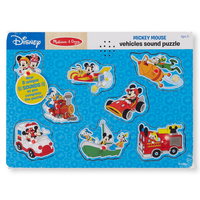 Disney Mickey Mouse & Friends Vehicles Sound Puzzle - 8 Pieces I2