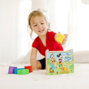 Disney Mickey Mouse & Friends Wooden Shape Sorting Cube T3