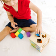Disney Mickey Mouse & Friends Wooden Shape Sorting Cube Y4