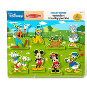 Disney Mickey Mouse Wooden Chunky Puzzle J0