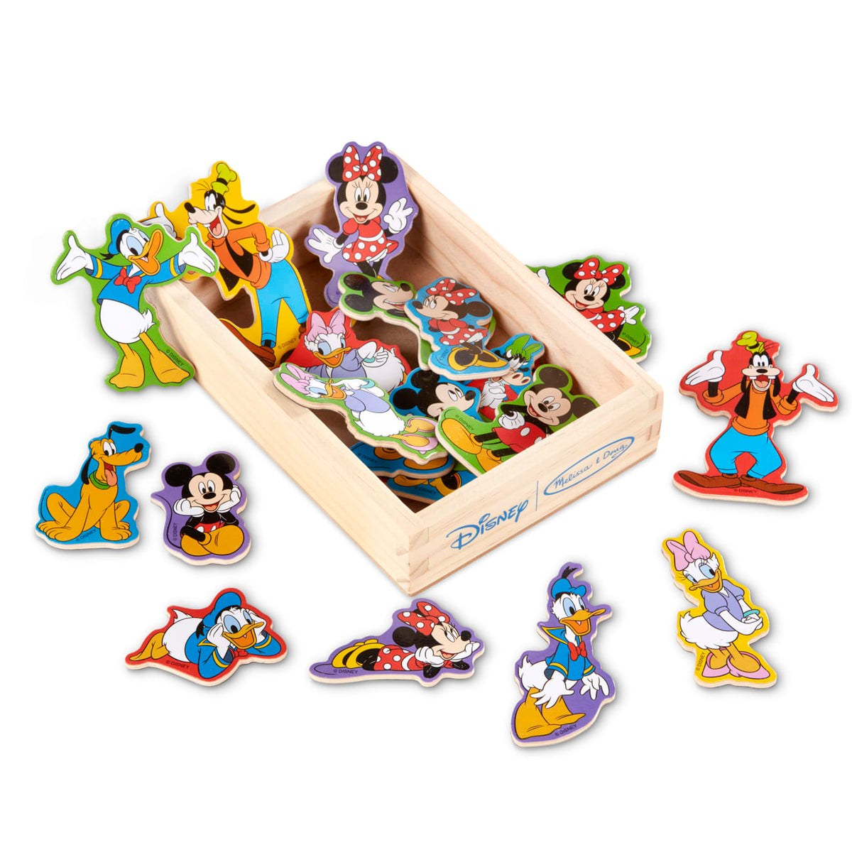 Disney Mickey Mouse Wooden Magnets X0