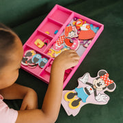 Disney Minnie Wooden Magnetic Dress-Up Z6
