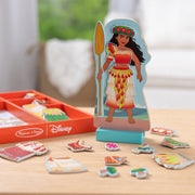 Disney Moana Wooden Magnetic Dress-Up Play Set R3