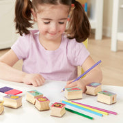 Disney Princess Wooden Stamp Set X4