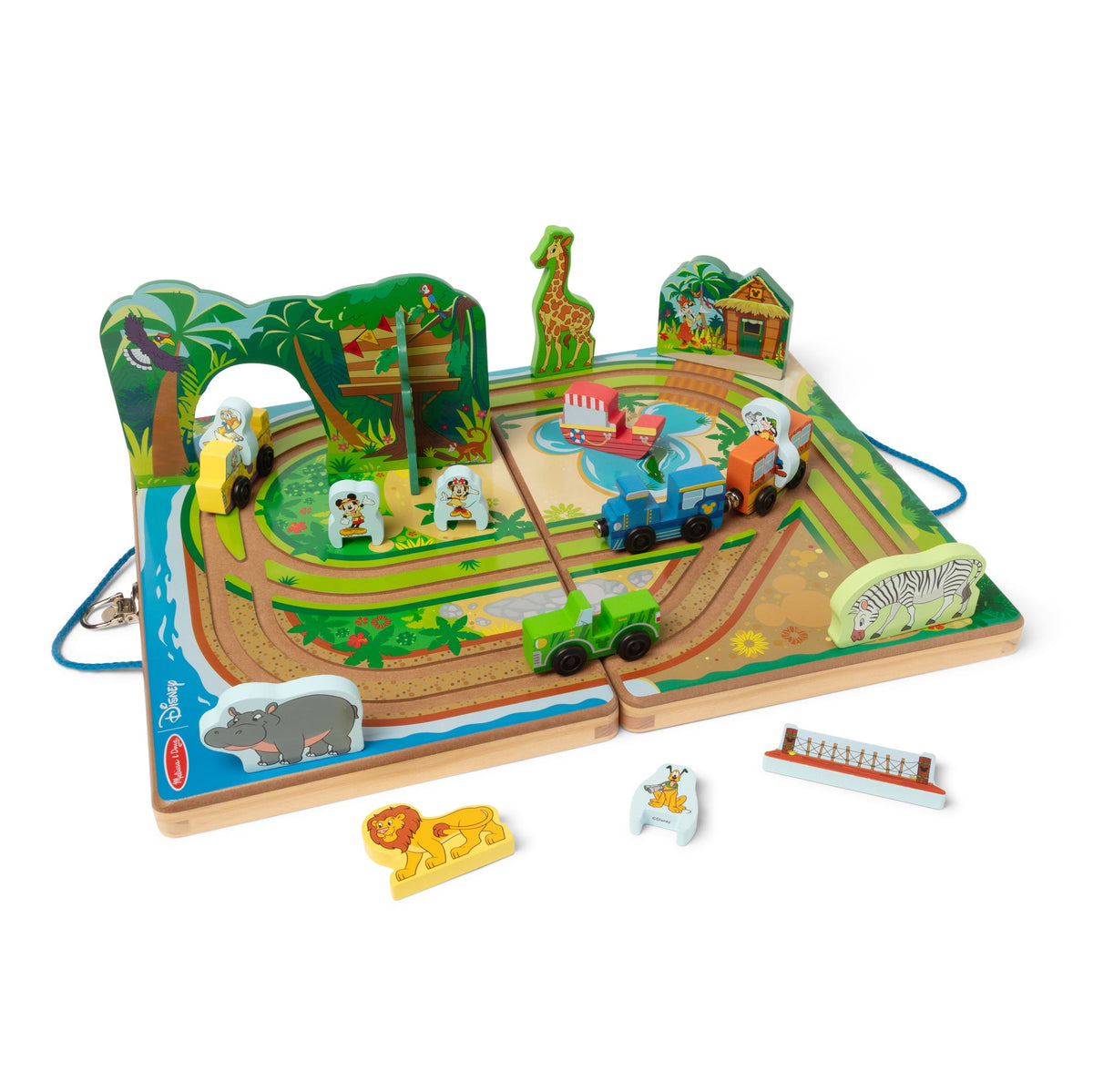 Disney Take-Along Safari Wooden Play Set K4