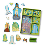 Disney Tiana Wooden Magnetic Dress-Up Play Set A9