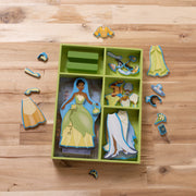 Disney Tiana Wooden Magnetic Dress-Up Play Set A9