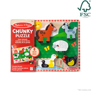 Farm Animals Chunky Puzzle - 8 Pieces B7