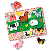 Farm Animals Chunky Puzzle - 8 Pieces B7