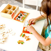 Farm Animals Jigsaw Puzzles in a Box X7
