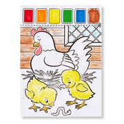 Farm Animals Paint with Water Kids' Art Pad Z1