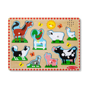 Farm Animals Sound Puzzle - 8 Pieces B2