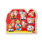 Farm Friends Jumbo Peg Puzzle - 8 Pieces E6
